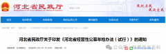 关于印发《河北省经营性公墓年检办法（